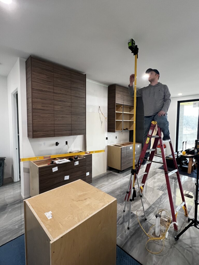 Handcrafted custom European cabinetry in Tulsa homes